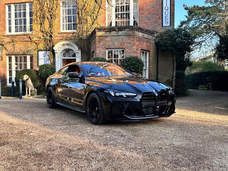 Black BMW M4 Competition coupé